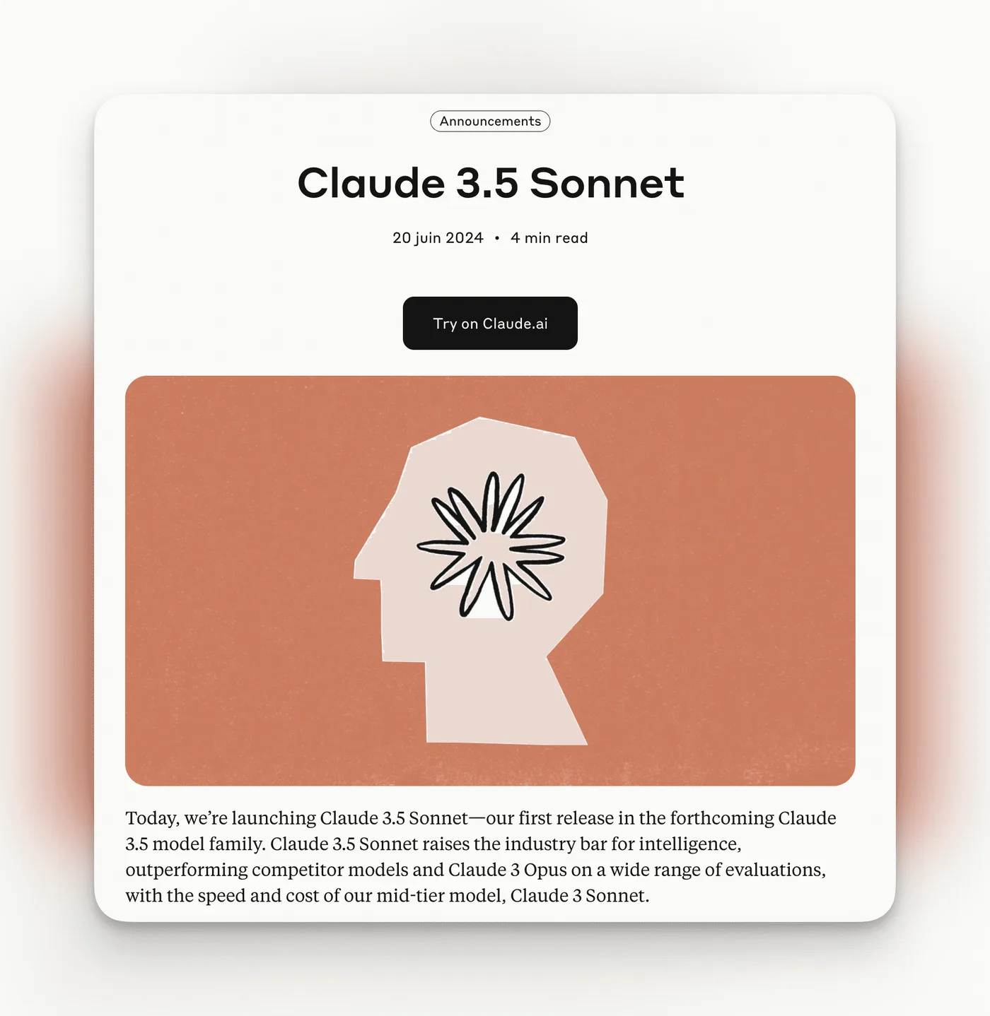 Vue d’ensemble des capacités de Claude 3.5 Sonnet