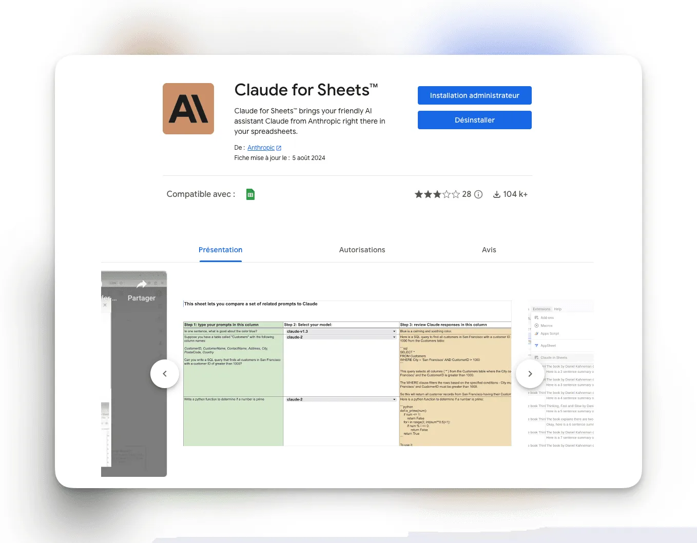 Synthèse de la FAQ sur Claude 3.5 Sonnet