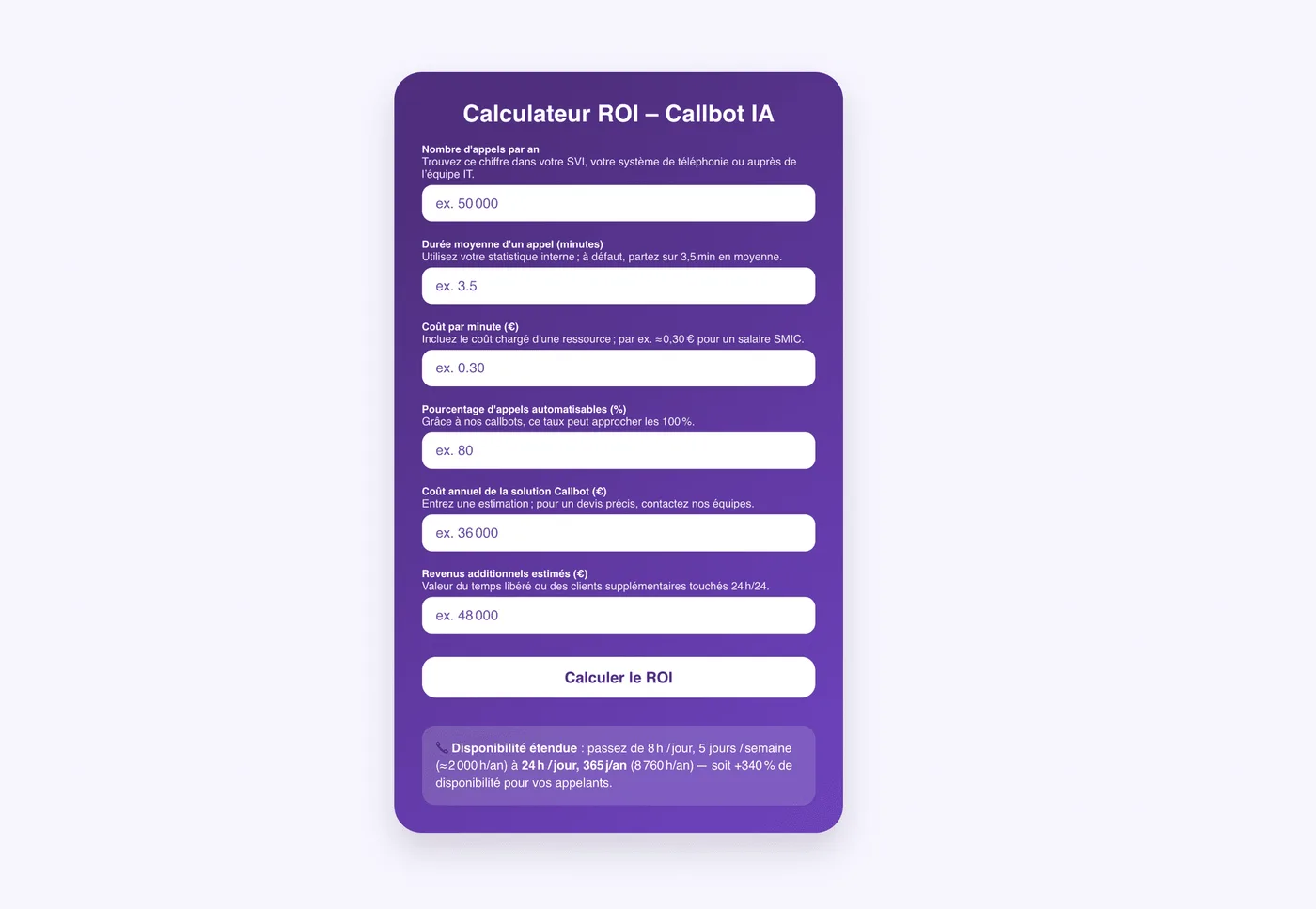 Calculer le ROI d’un callbot IA en quelques minutes