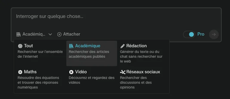 Le module vidéo et réseaux sociaux de Perplexity AI