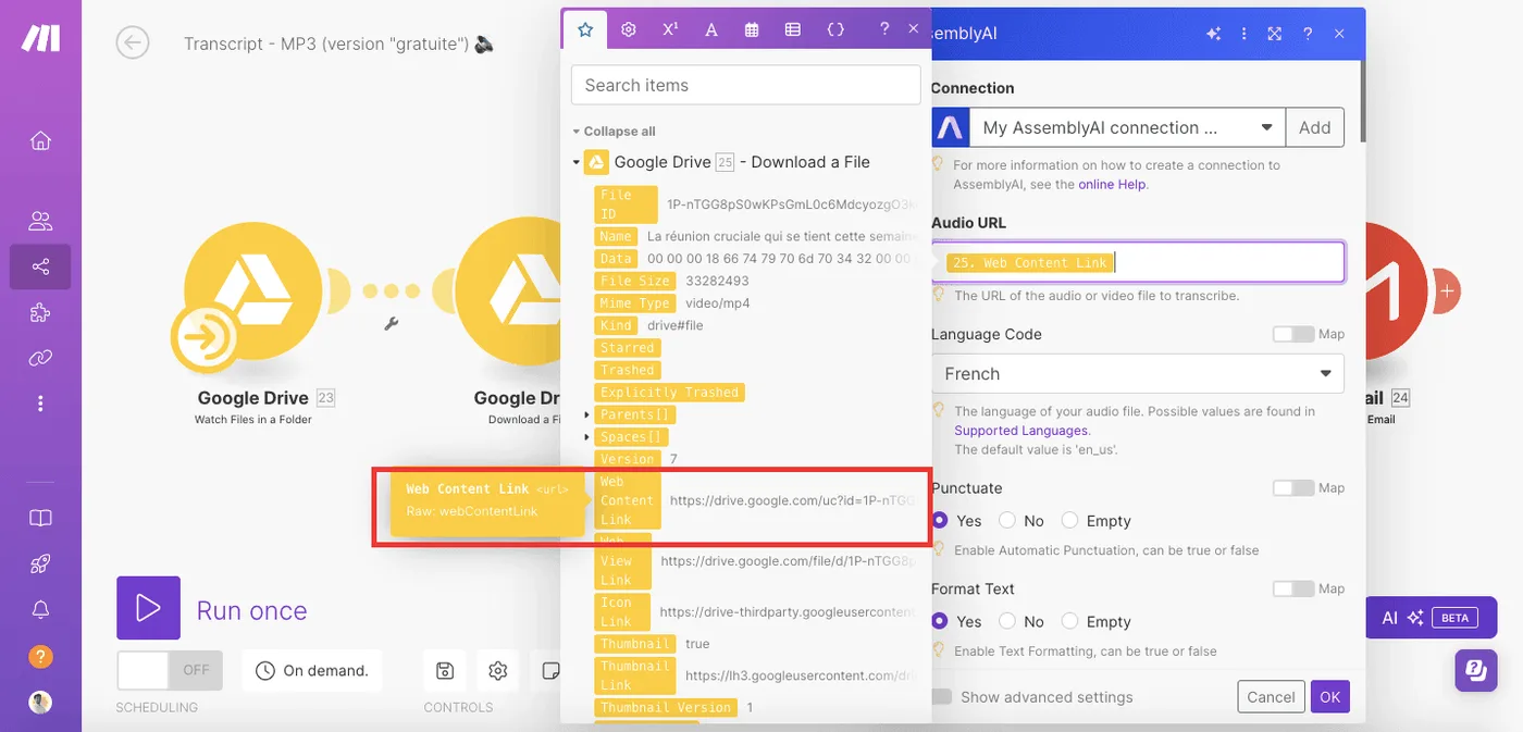La fonctionnalité Lemur d’analyse de contenu